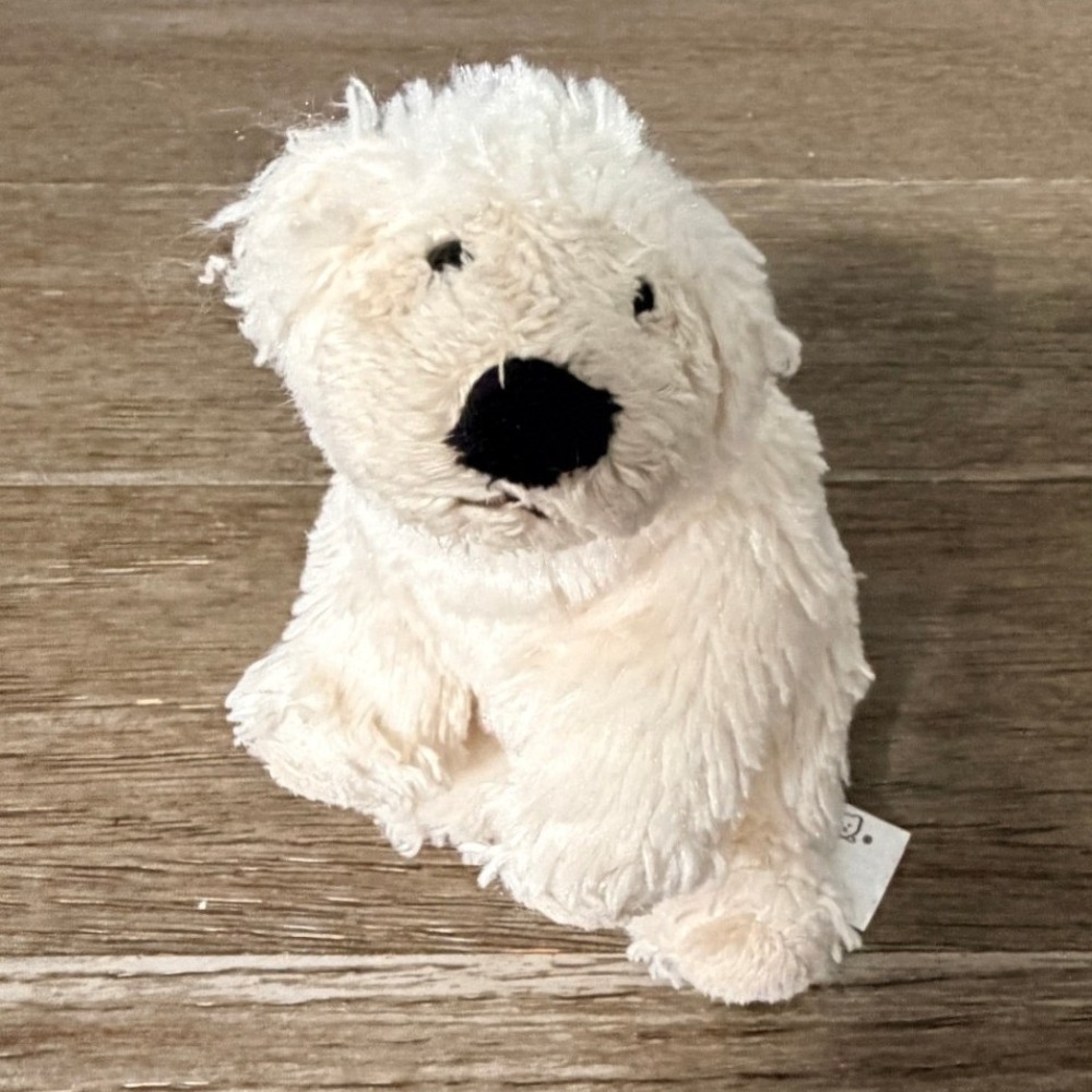 Bukowski Design Sweden Polar Bear Plush Small Cream Stuffed Animal Teddy Bear 5"